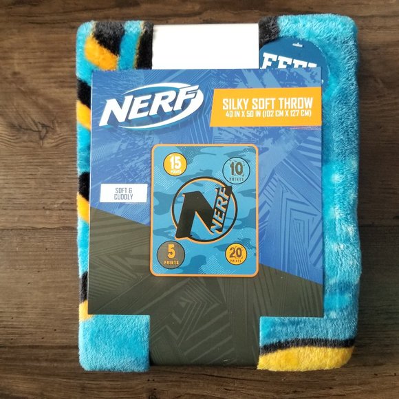 NERF Silky Soft Plush Throw Blanket (40 x 50) - Picture 1 of 4